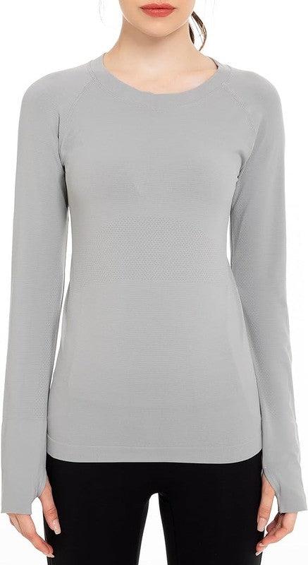 Long Sleeve Workout Shirts for Women