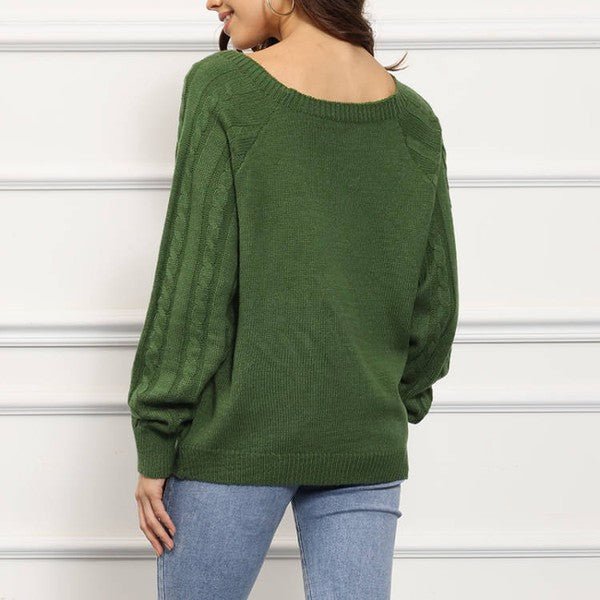 Square Neck Sweater