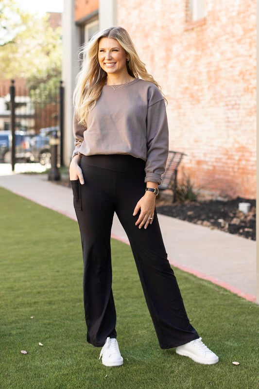 The Madison Black Relaxed Fit  Straight Leg