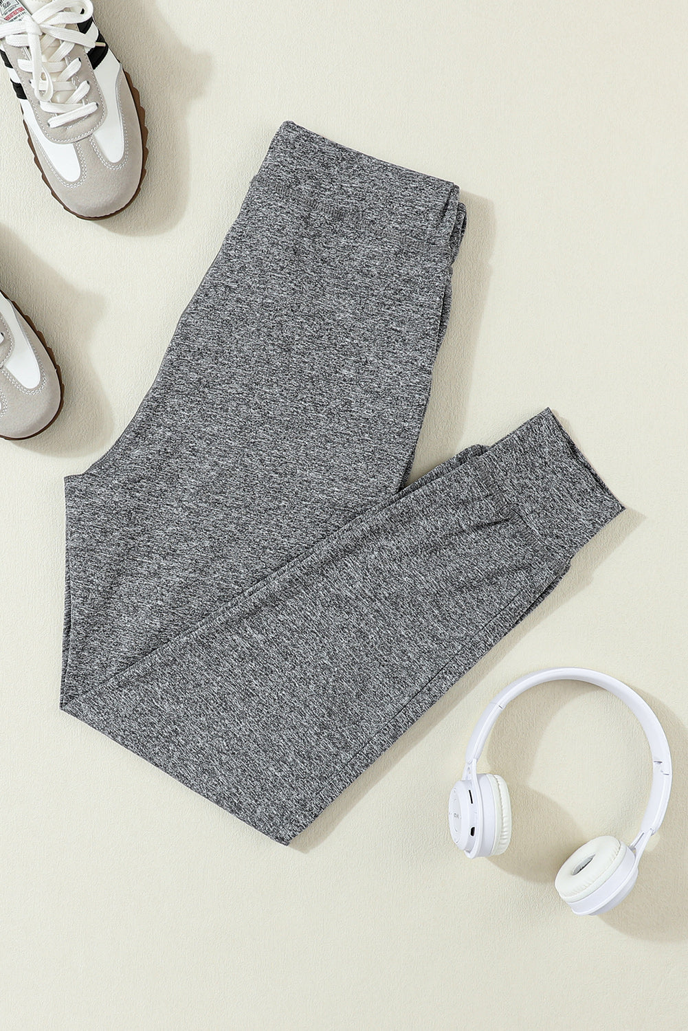 Grey Drawstring Joggers LT