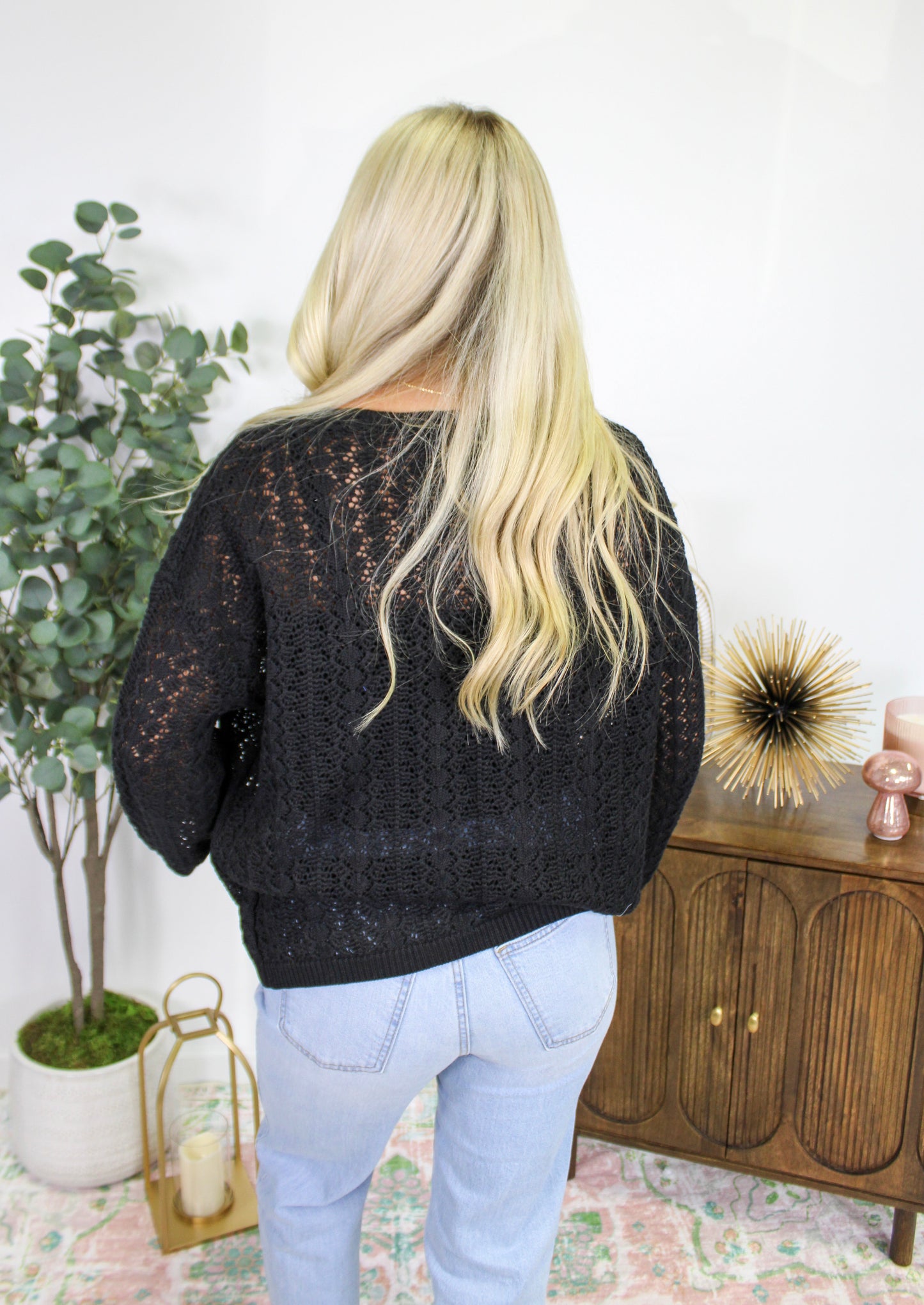 Black Cardigan LT