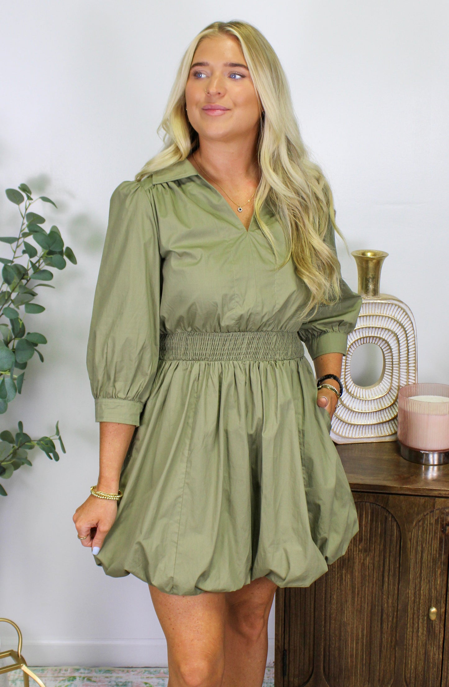 Green Mini Dress LT