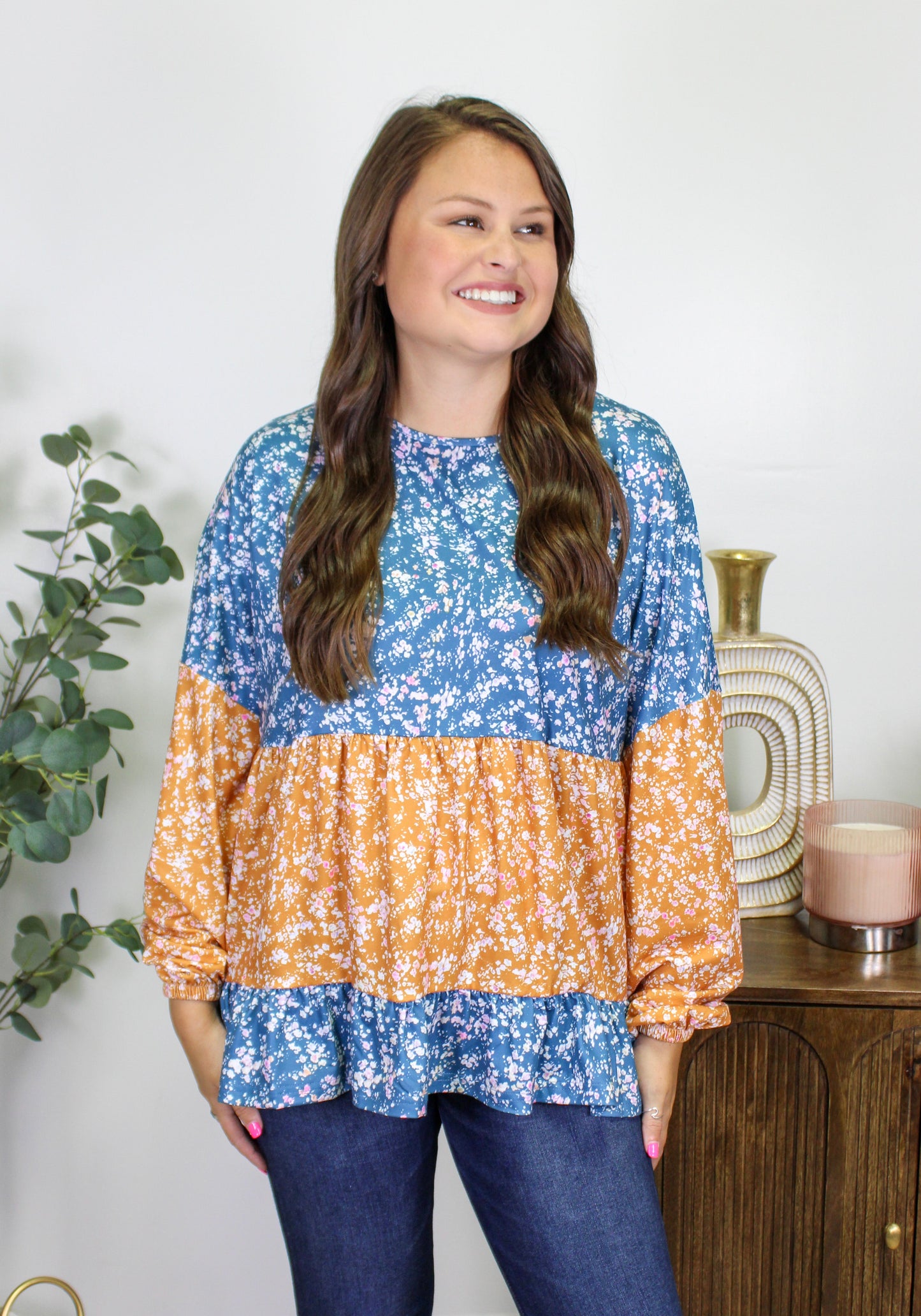 Floral Fall Blouse LT