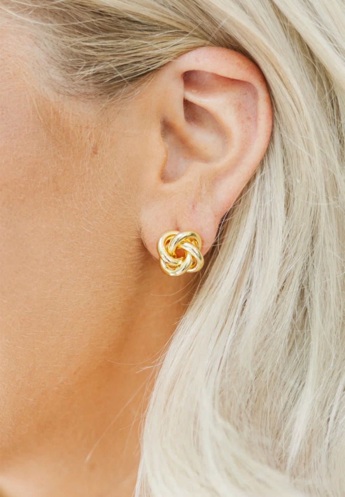 Gold Knotted Studs LT