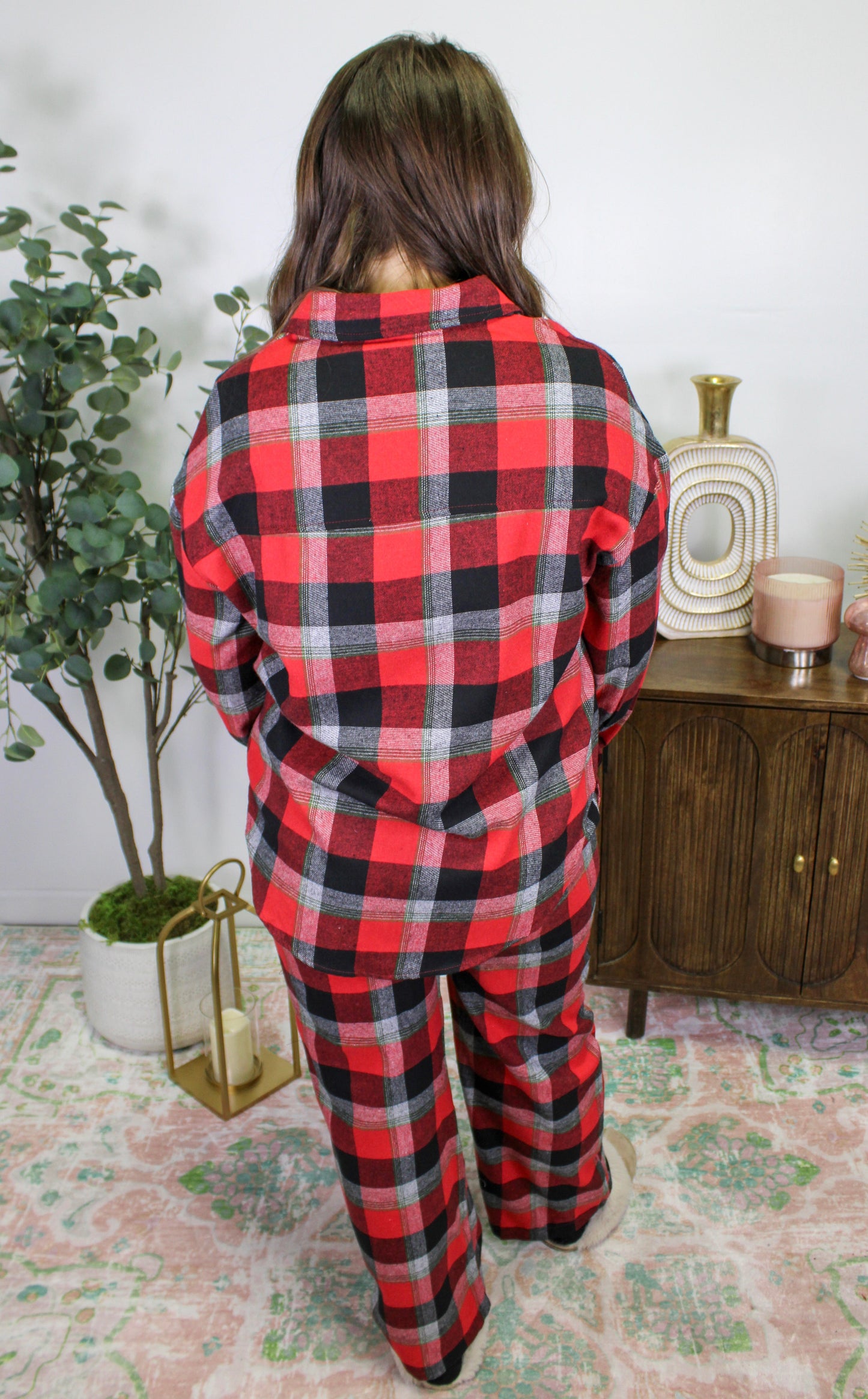 Red Plaid Pajamas LT