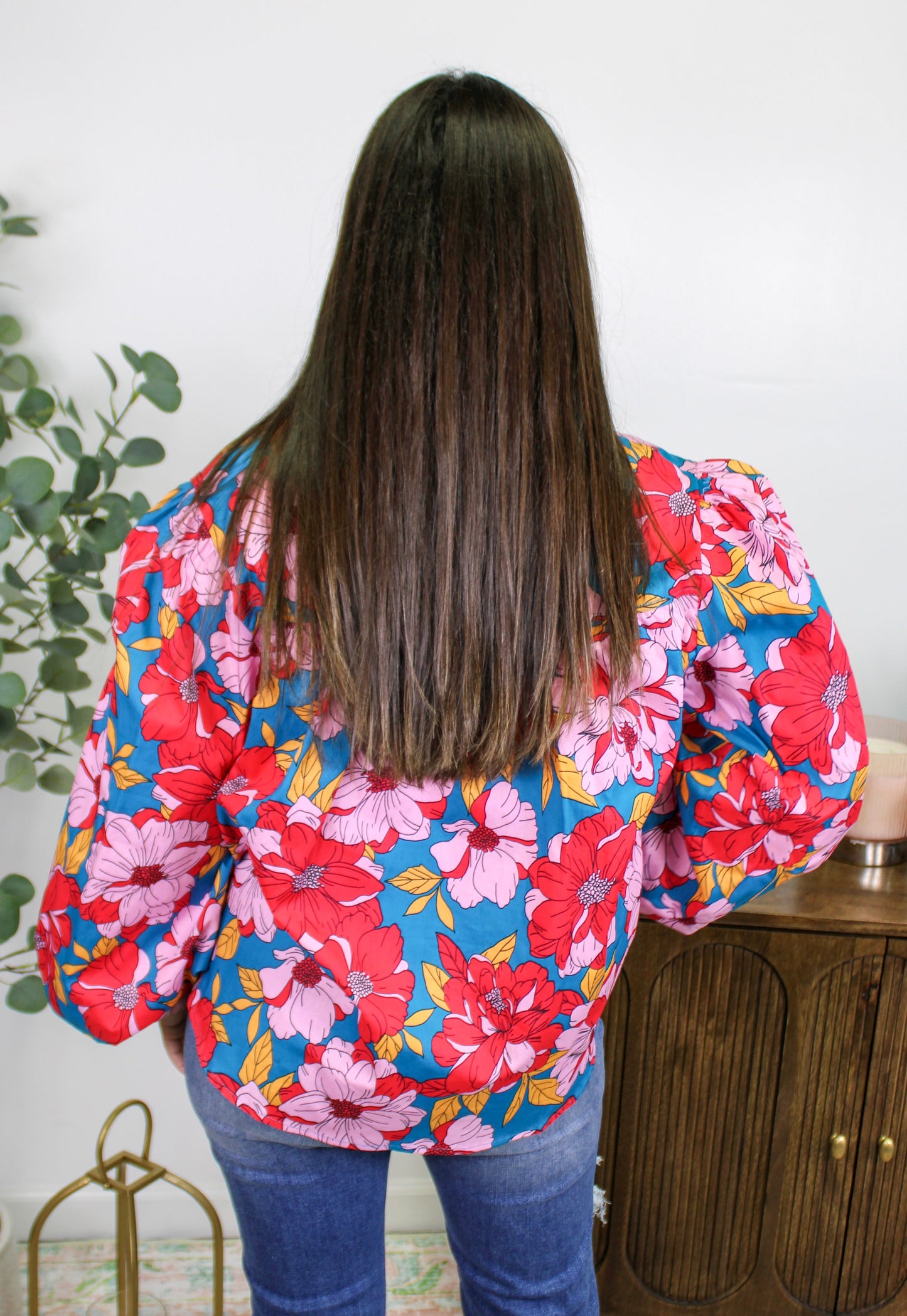 Floral Puff Blouse LT