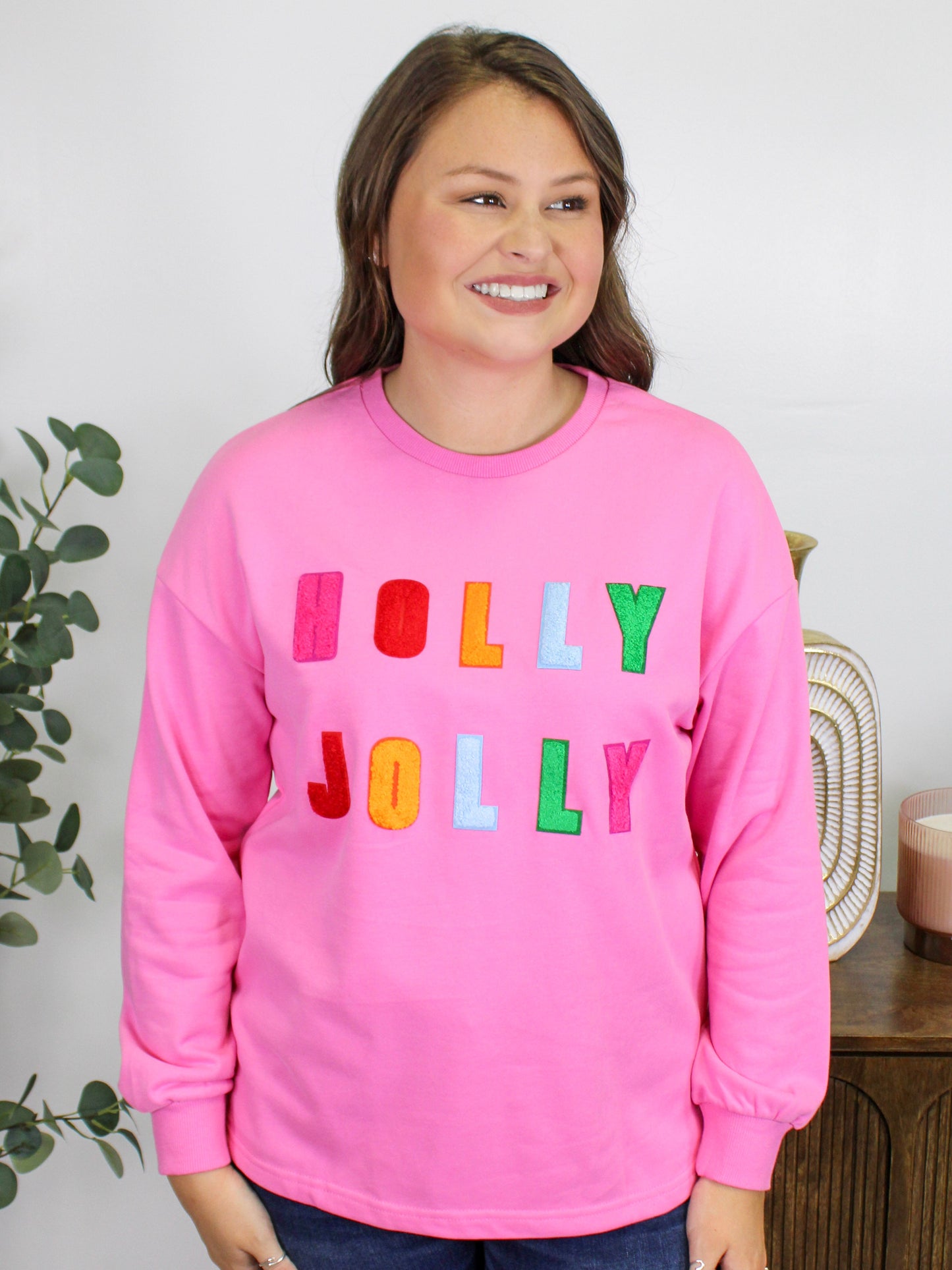 Holly Jolly Chenille Pullover LT