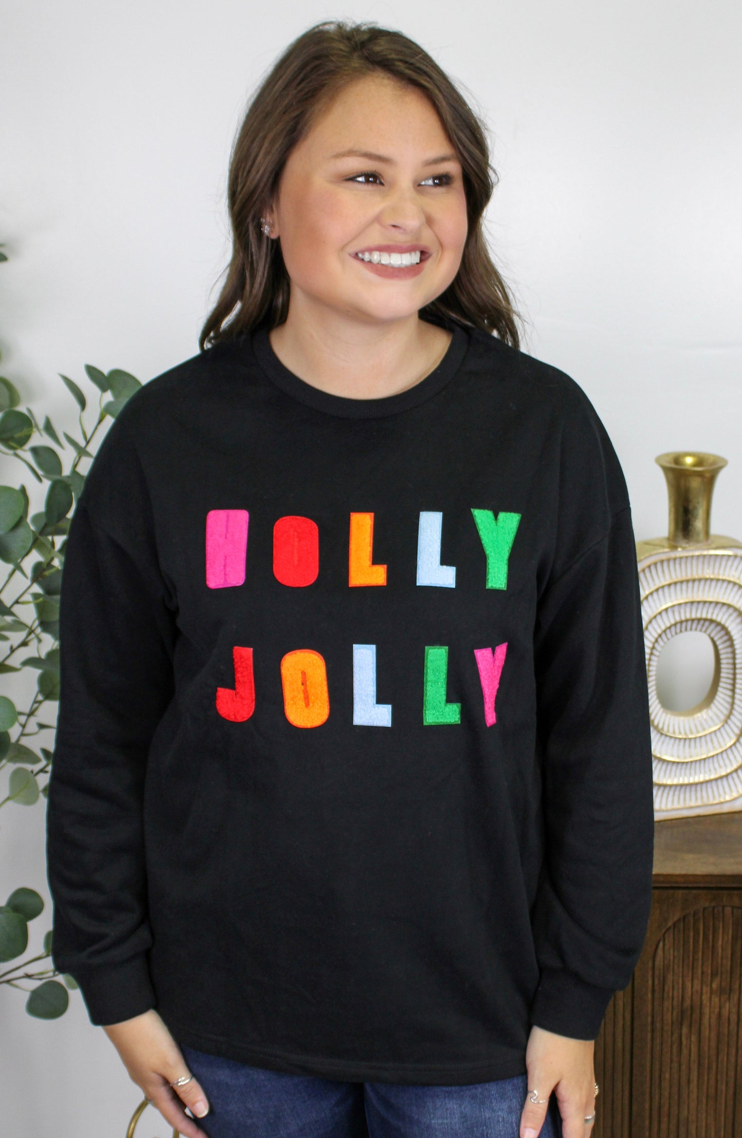 Holly Jolly Chenille Pullover LT