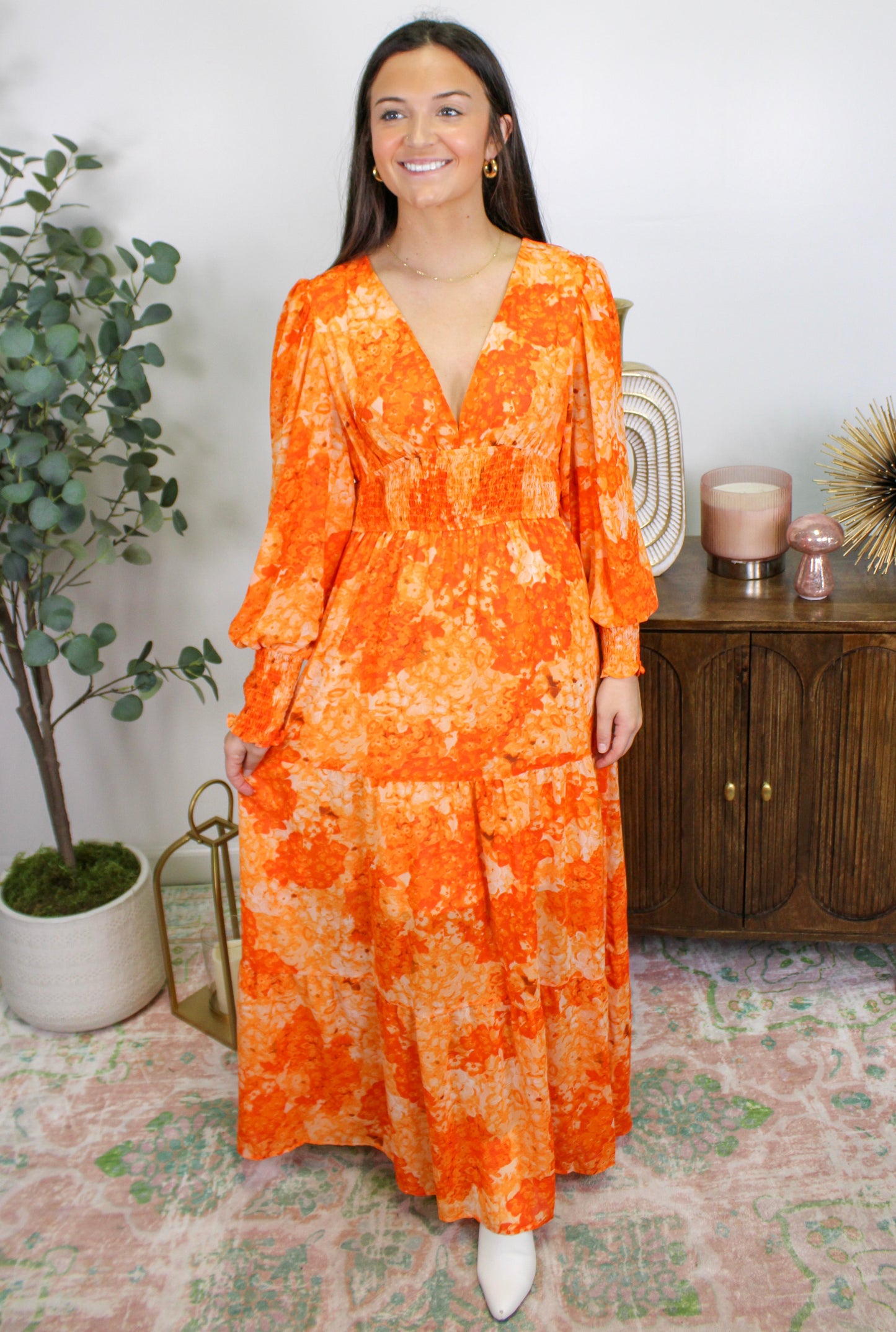 Orange Boho Maxi LT