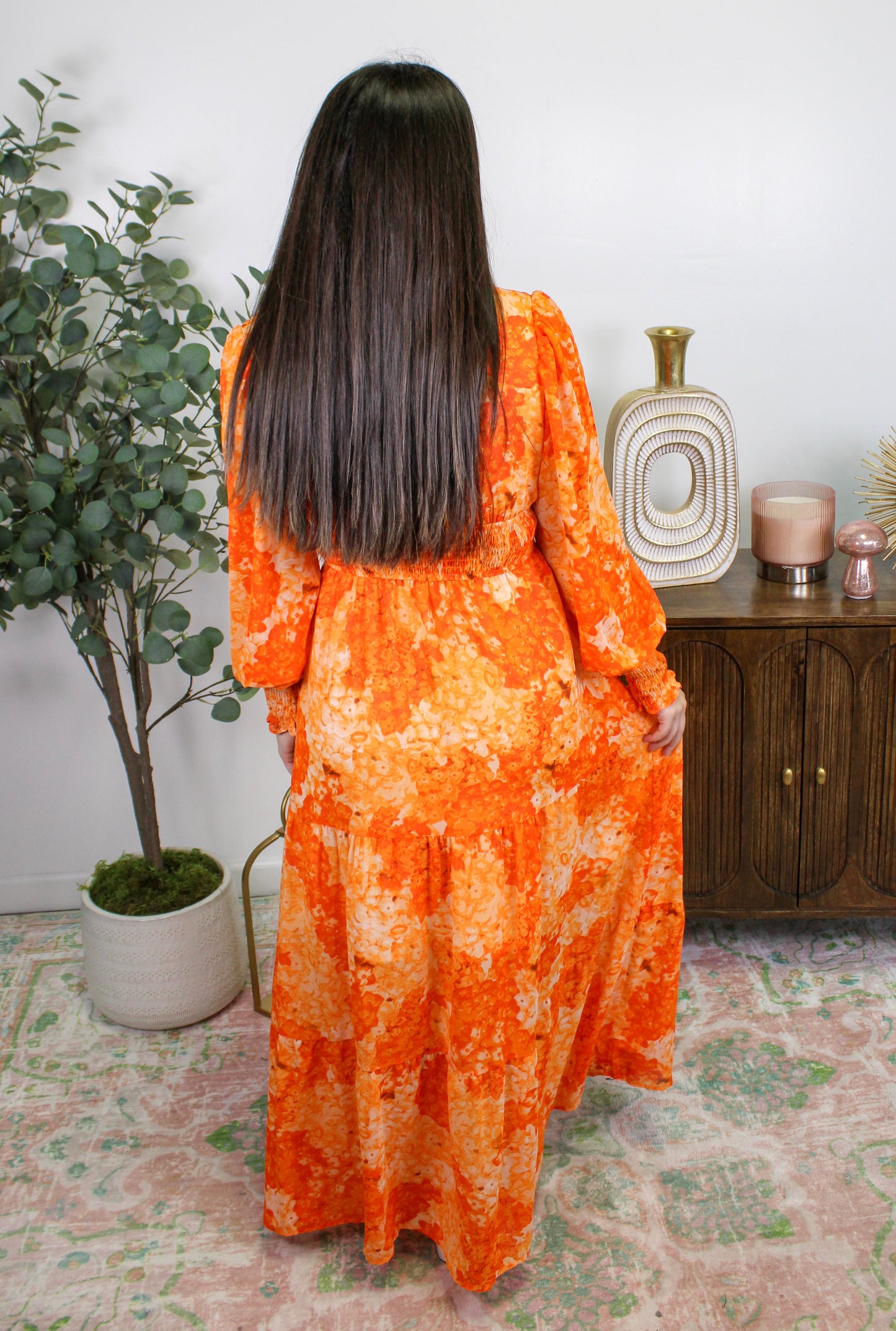 Orange Boho Maxi LT