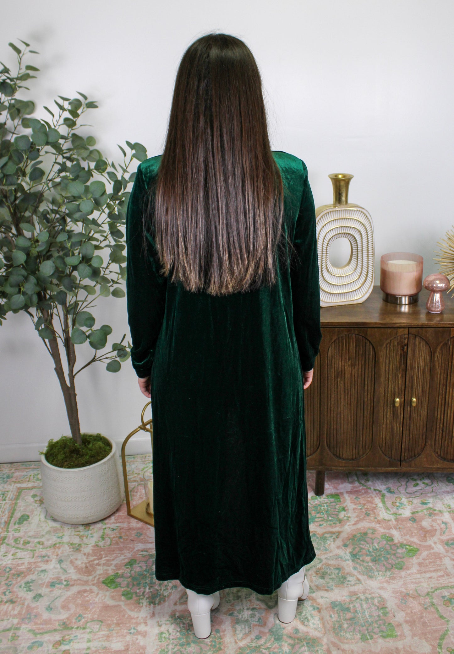 Green Velvet Duster LT