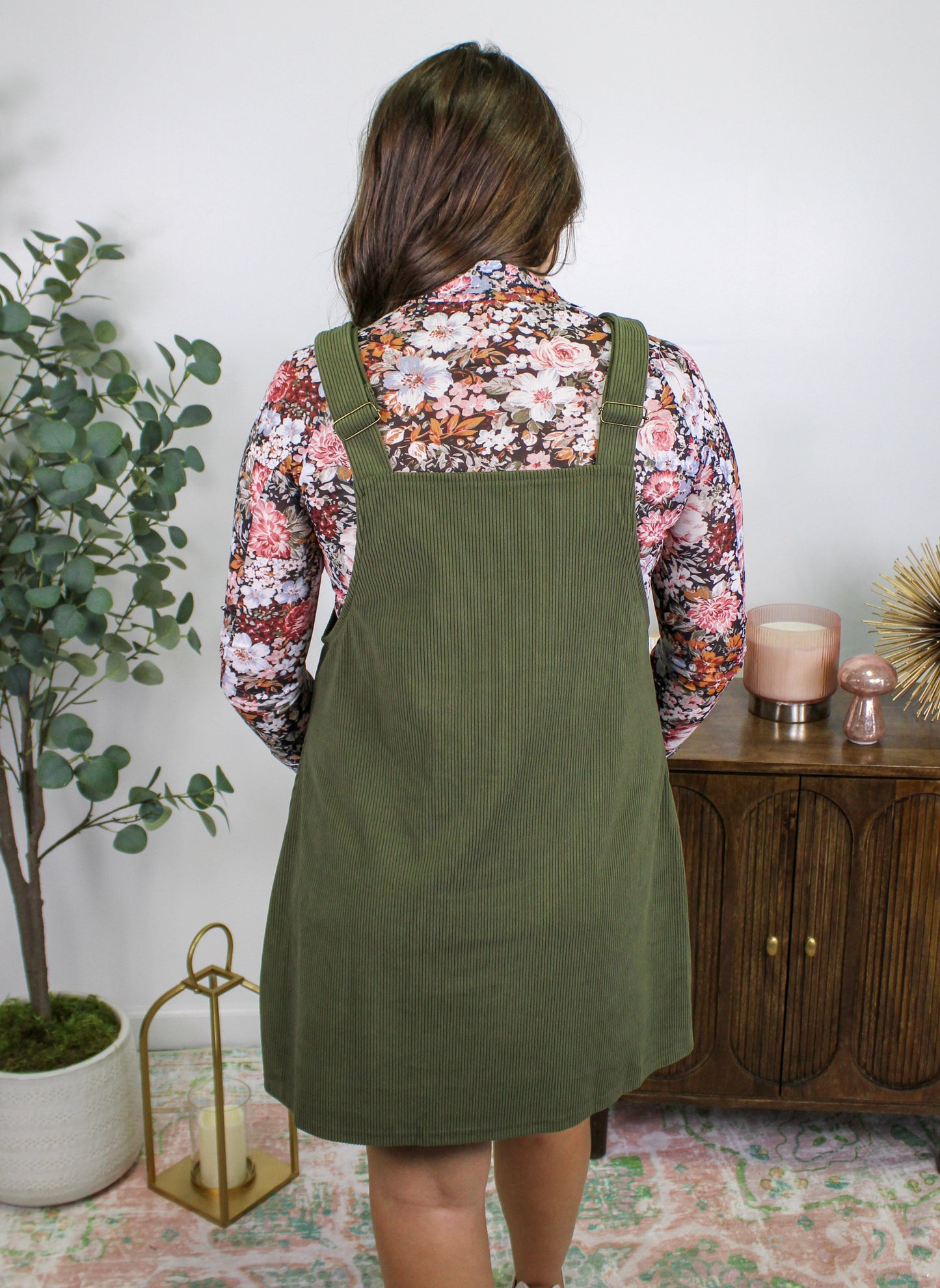 Green Overall Dress LT