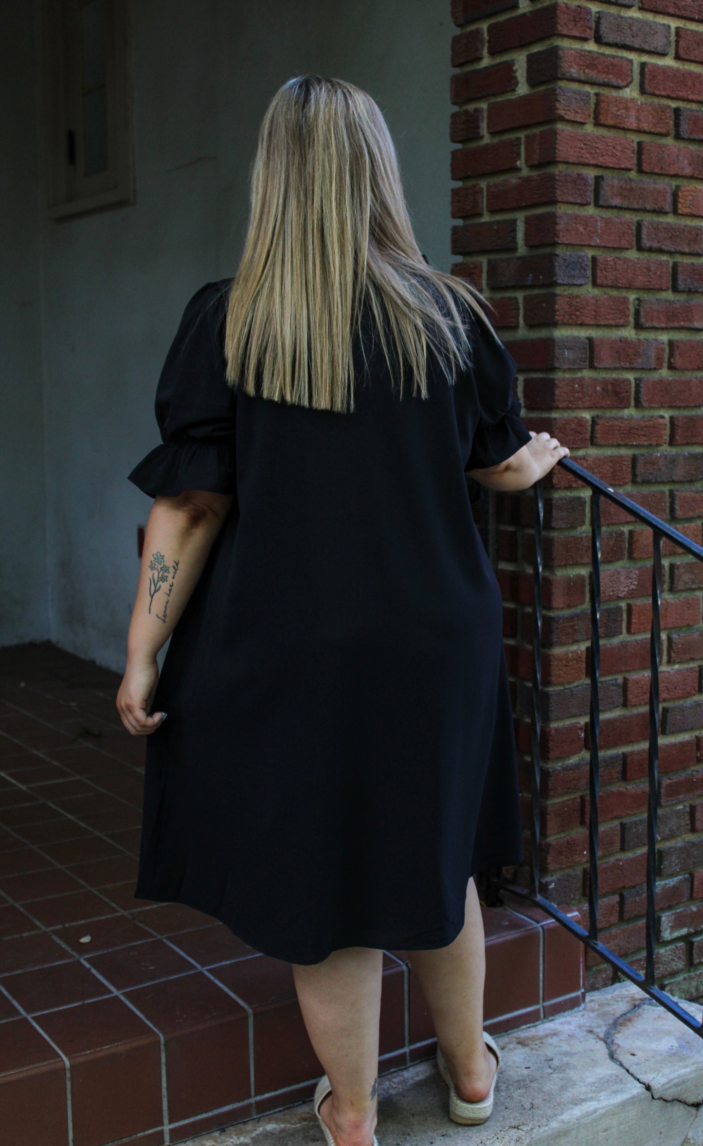 Black Plus Size Dress LT