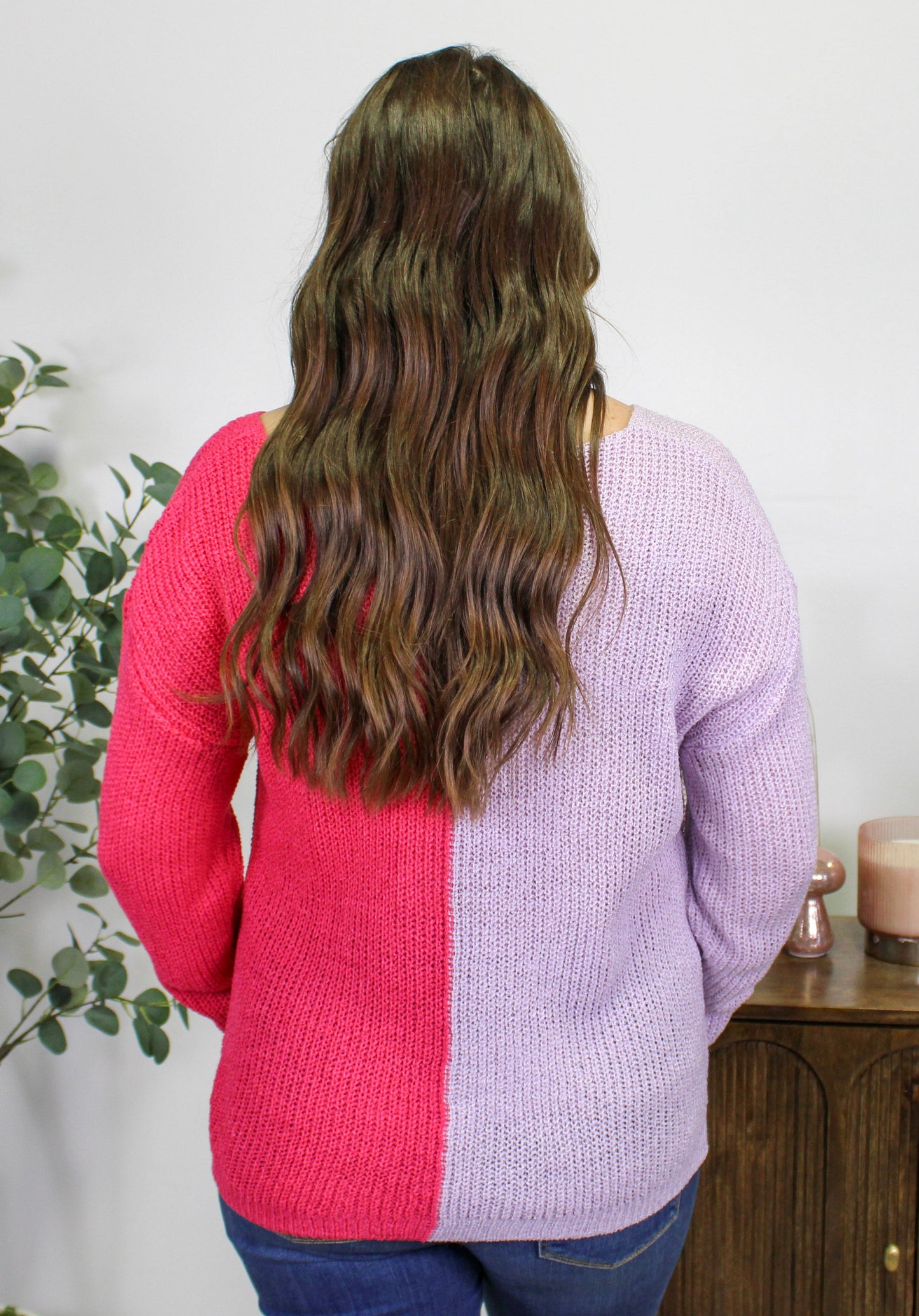 Pink and Purple Sweater LT