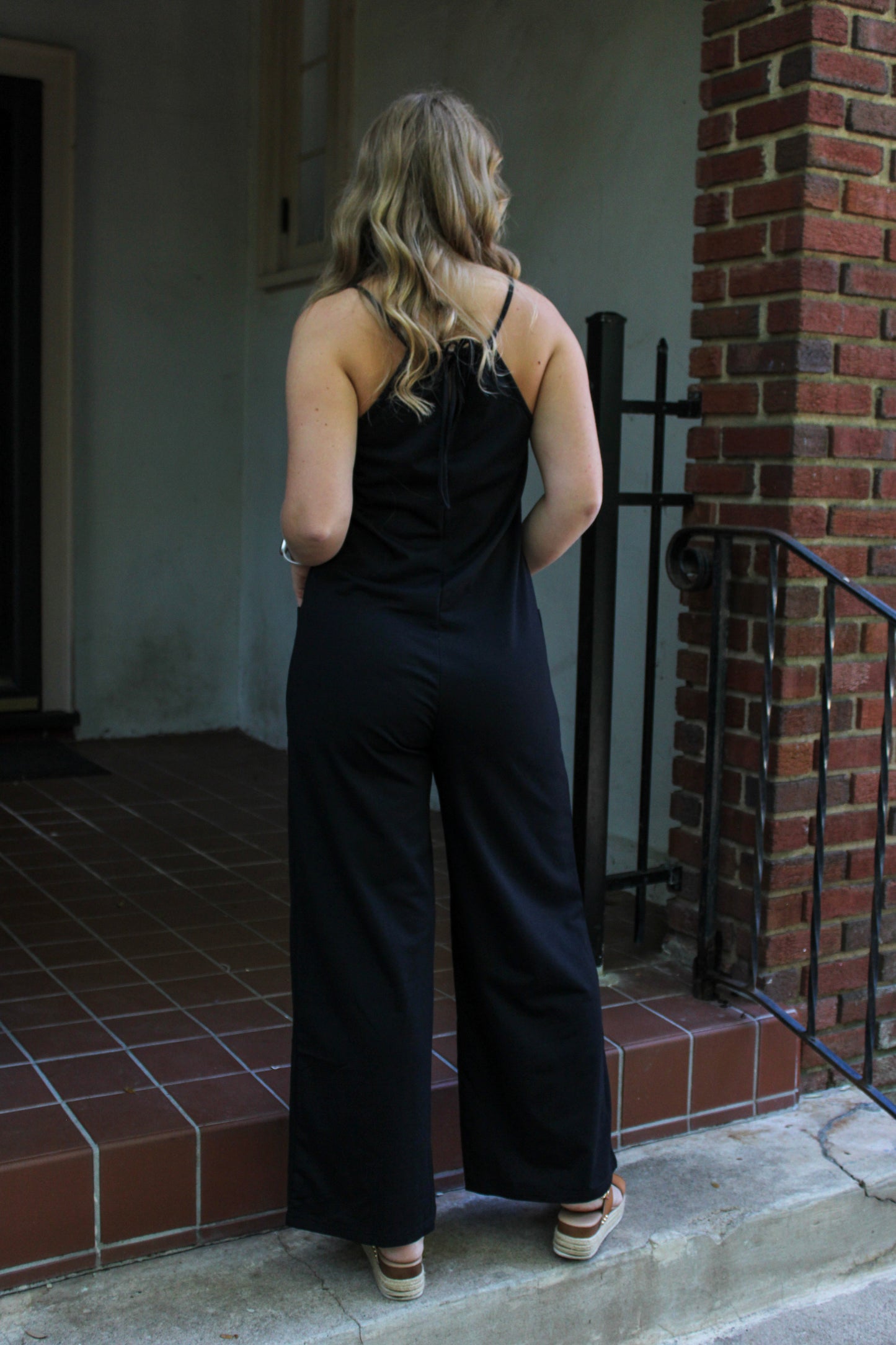 Black Wide Leg Jumpsuit LT