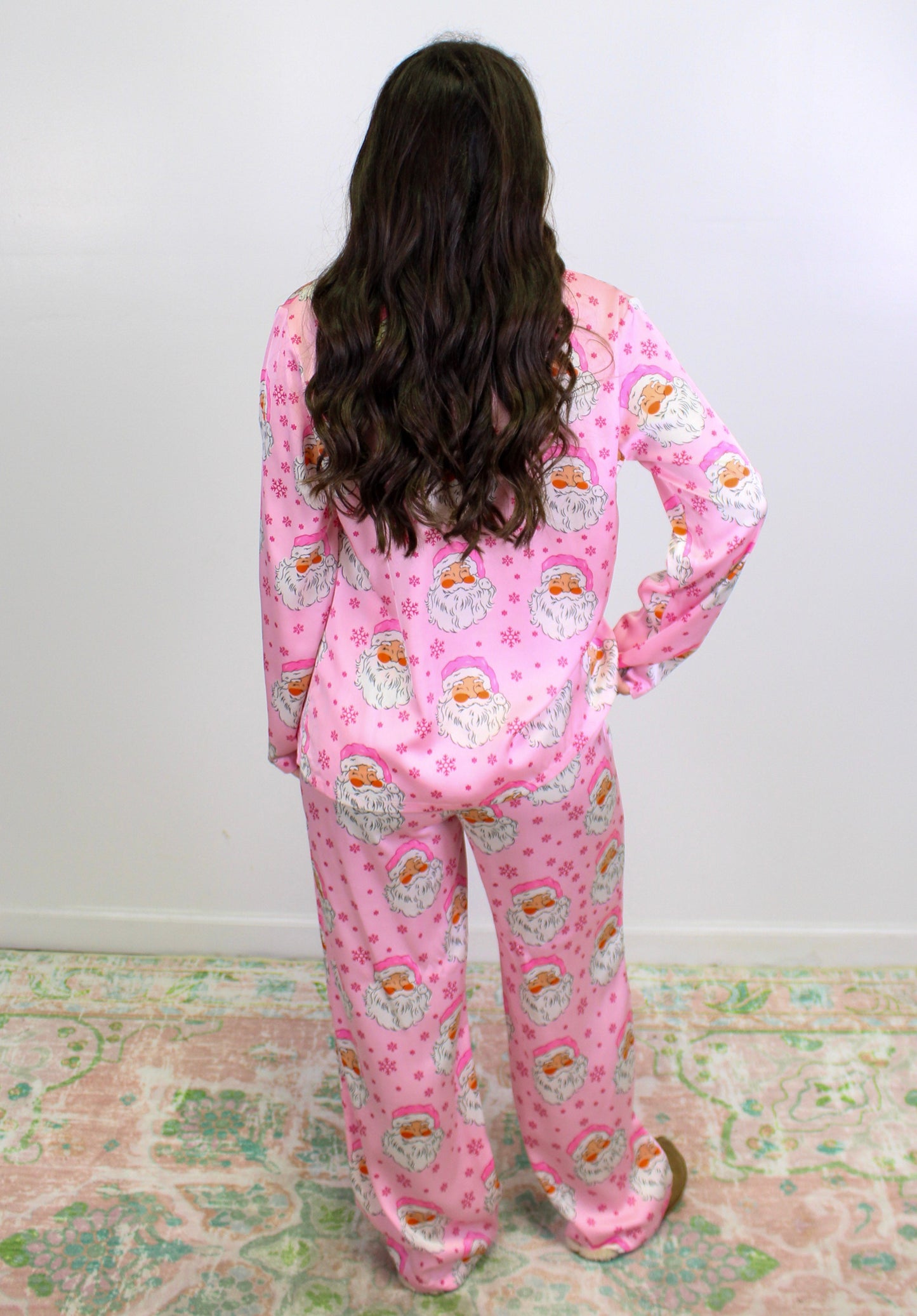 Pink Santa Pajamas LT