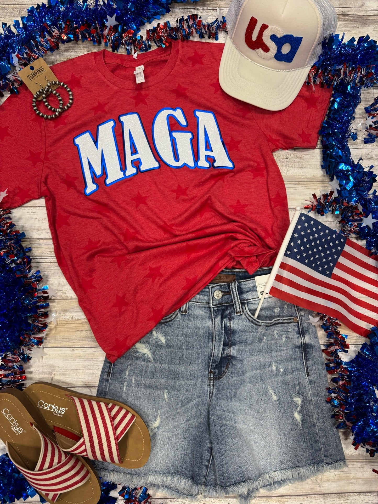 Make America Great Again Stars Tee