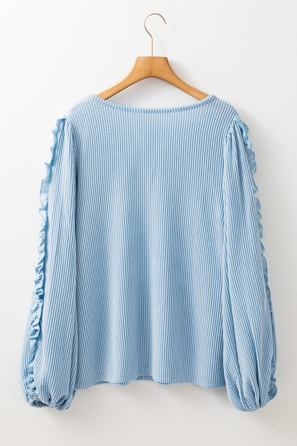 Blue Frilly Blouse LT