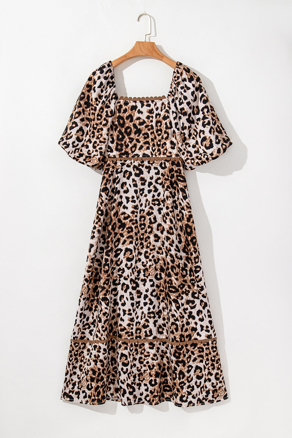 Brown Leopard Maxi Dress LT