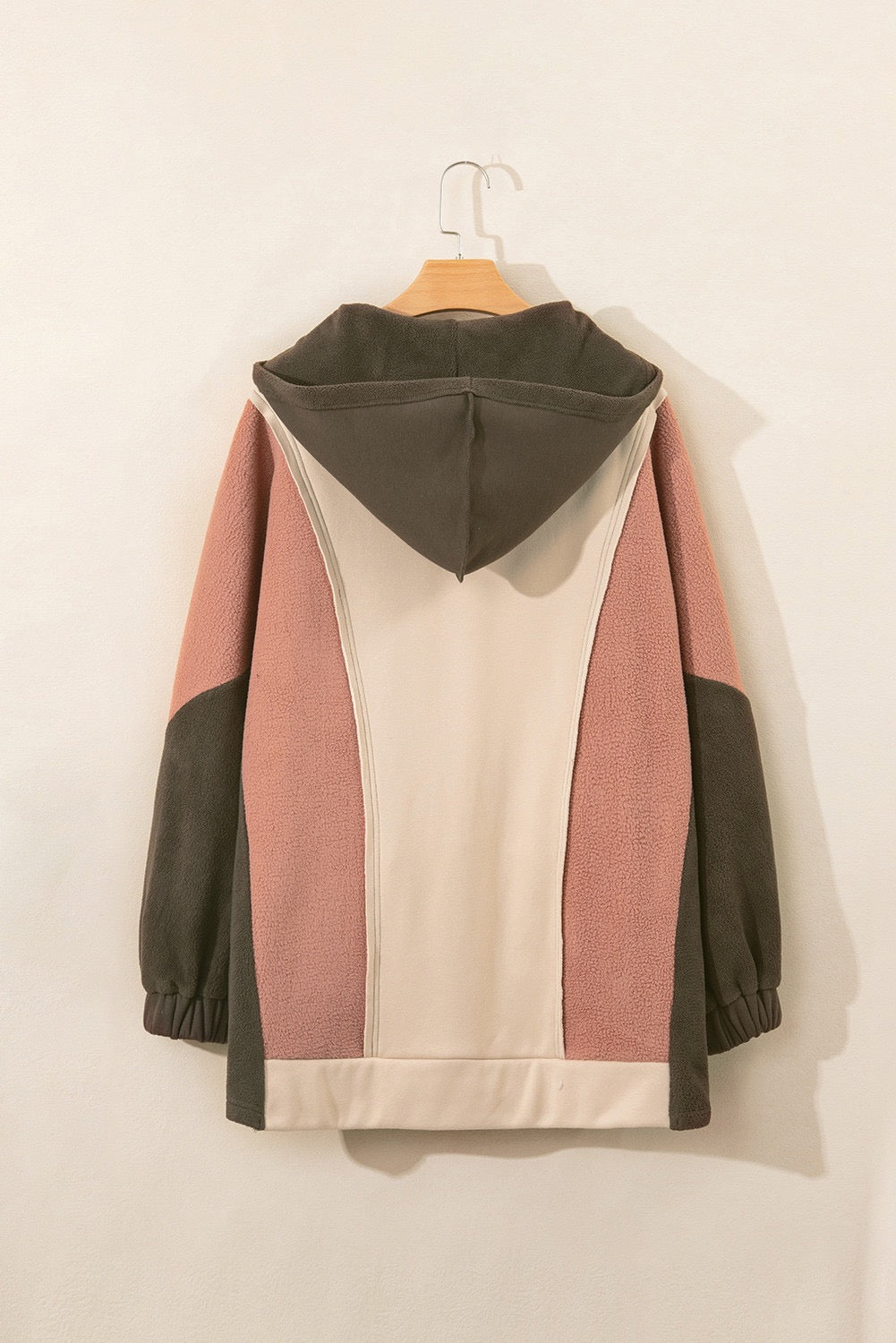 Brown Colorblock Pullover LT