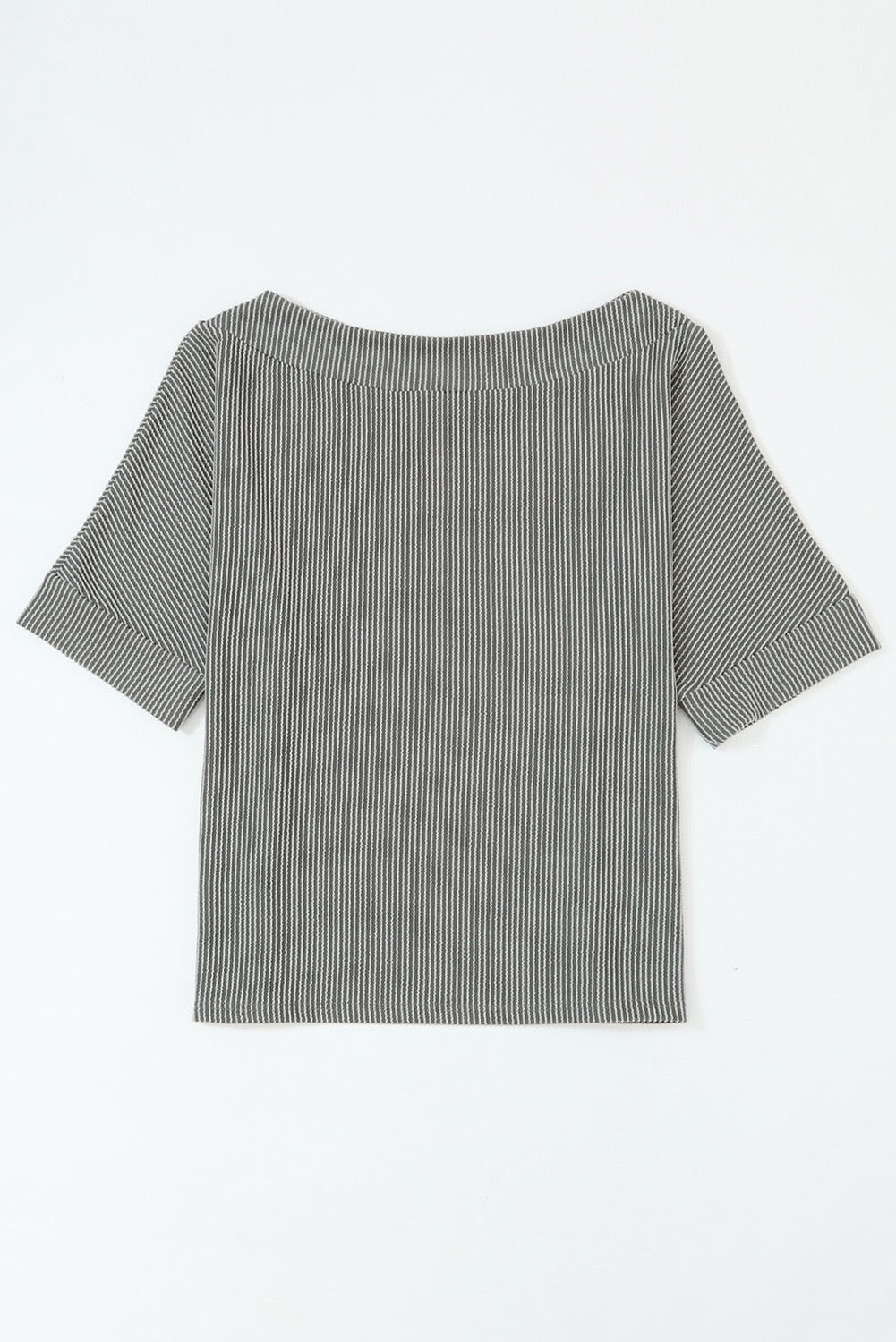 Grey Corded Blouse LT