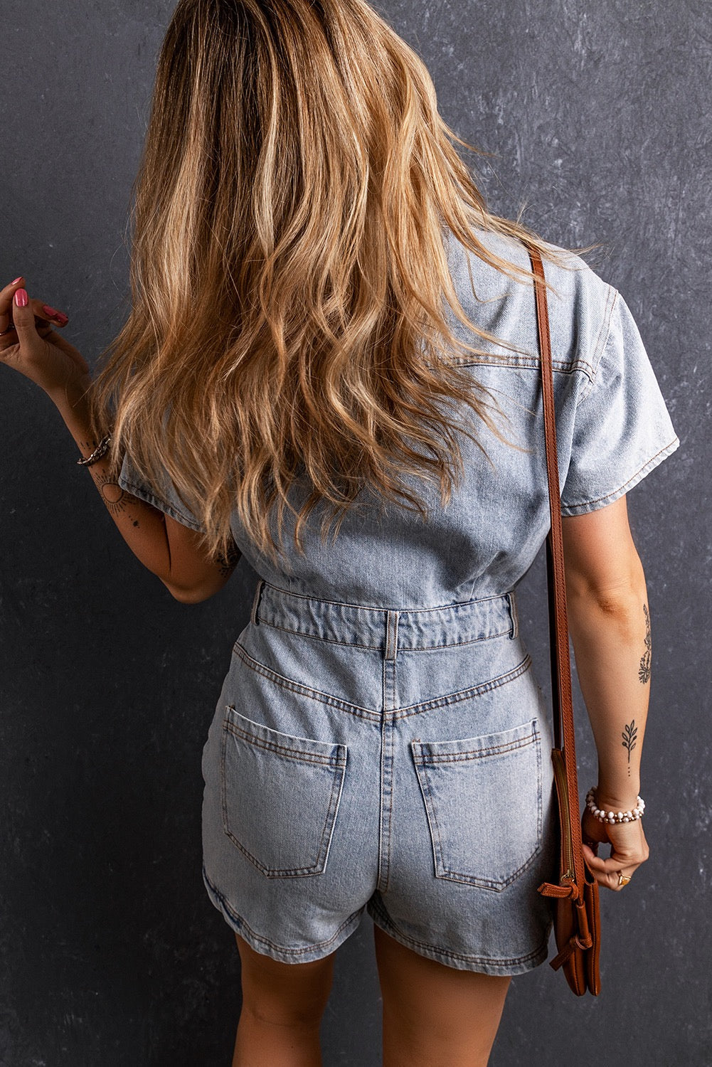 Denim Romper LT