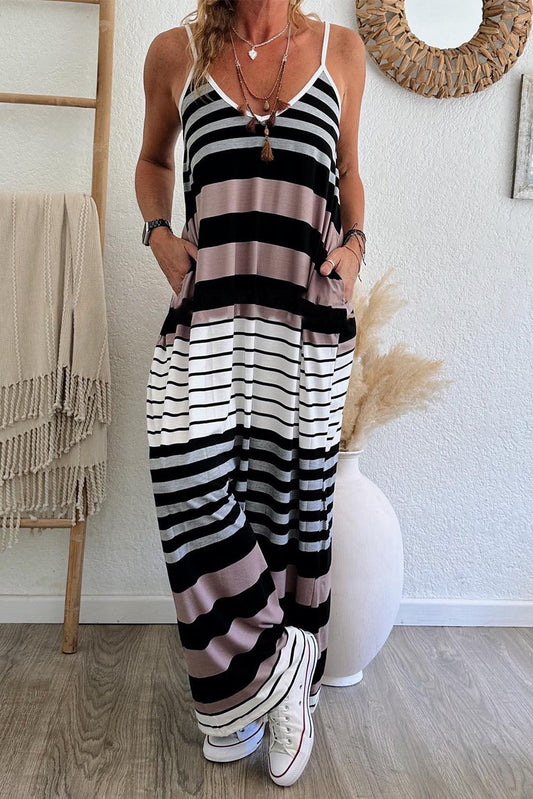 Striped Casual Tank Maxi LT