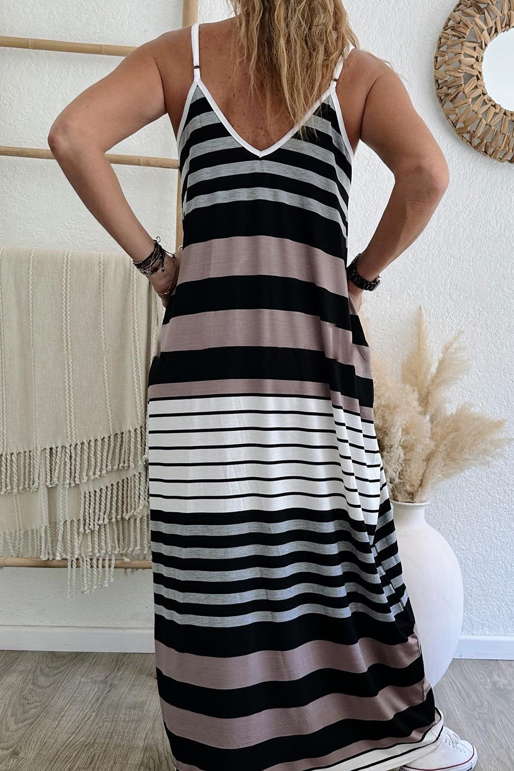 Striped Casual Tank Maxi LT