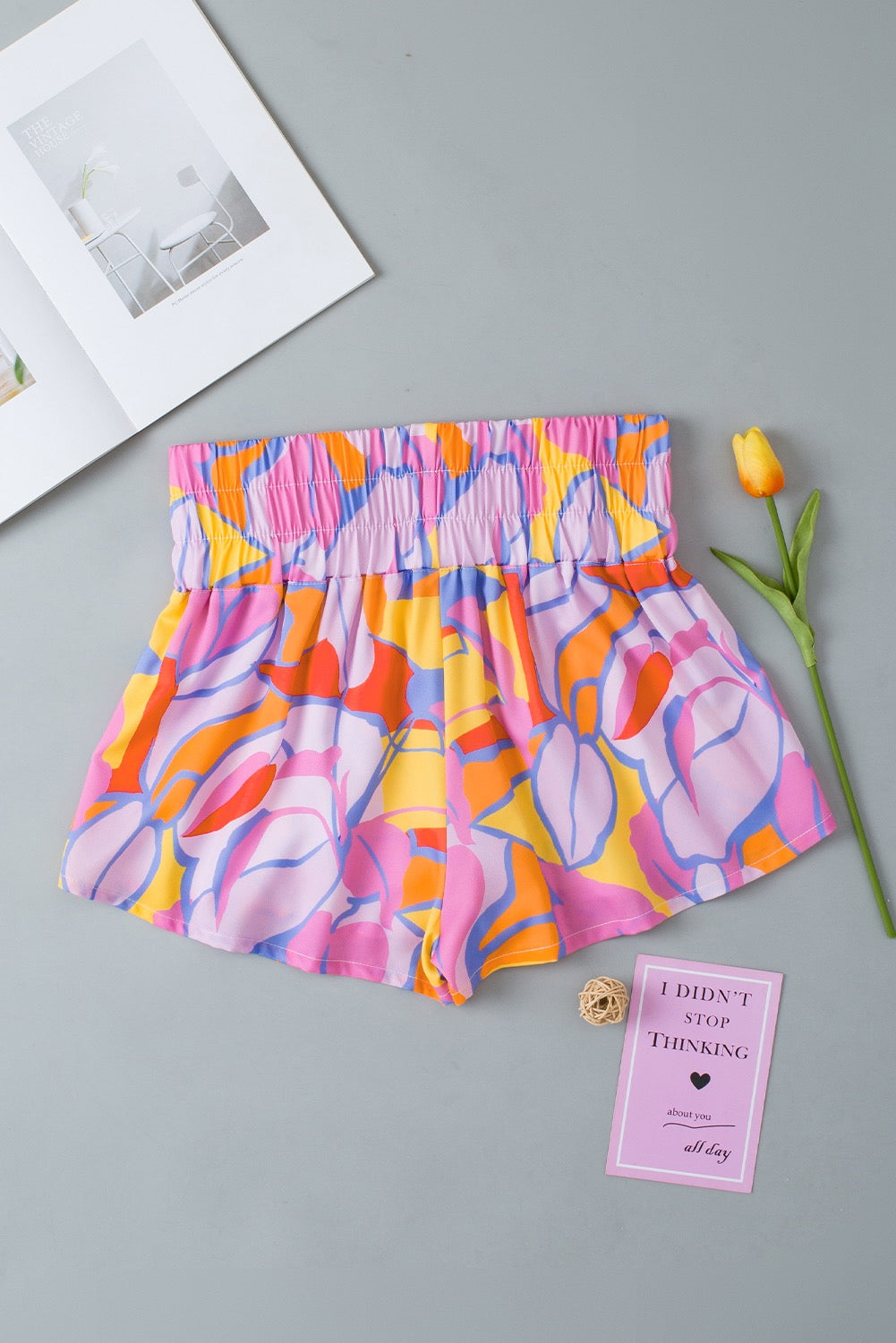 Purple Abstract Short LT