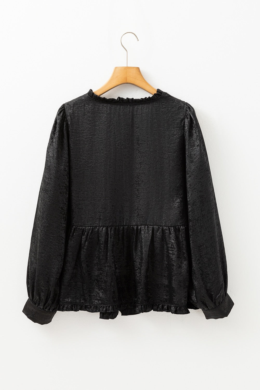 Black Metallic Blouse LT