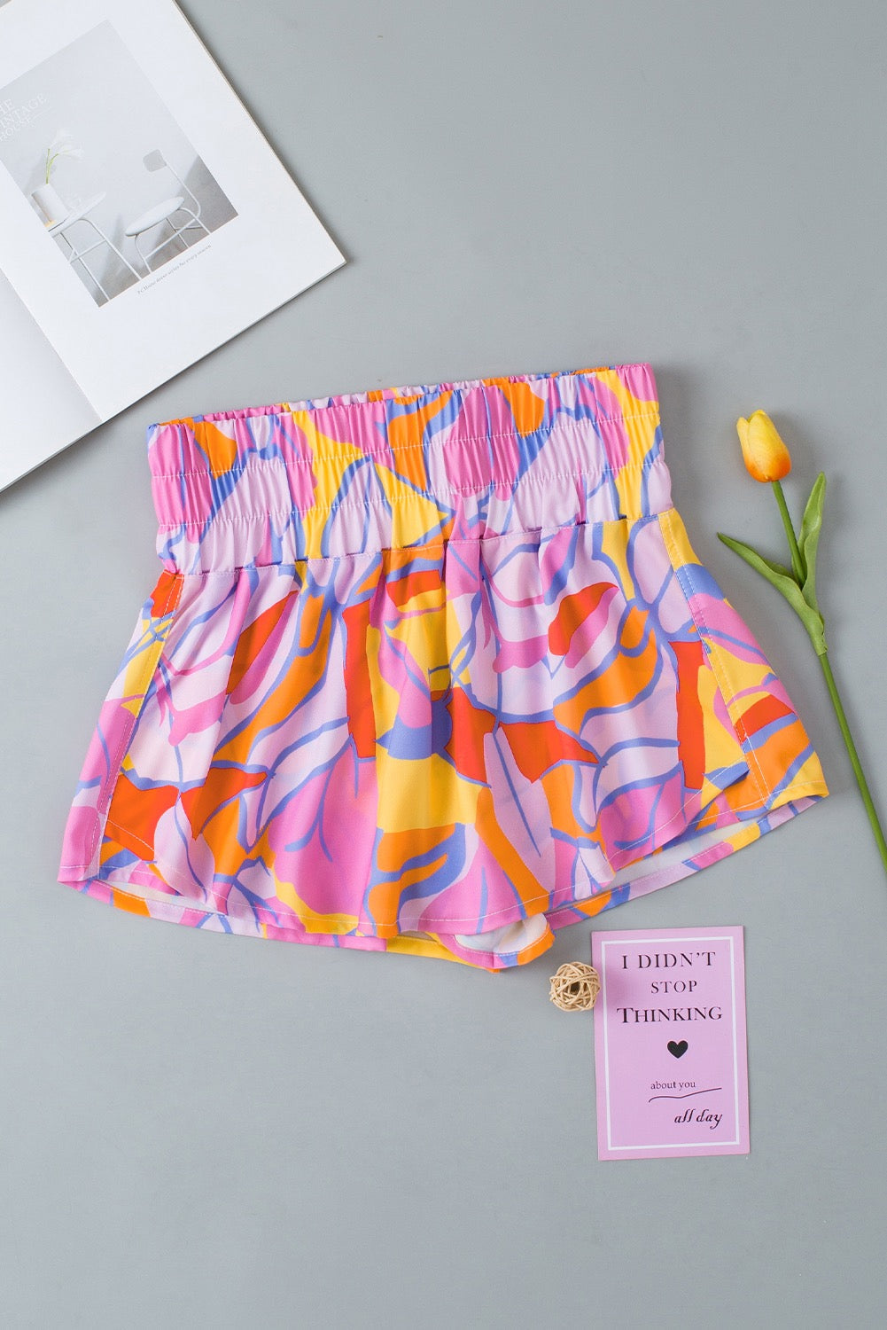 Purple Abstract Short LT