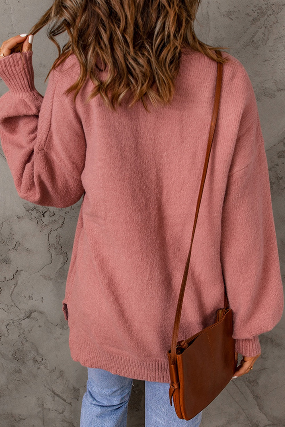 Pink Pocket Sweater LT