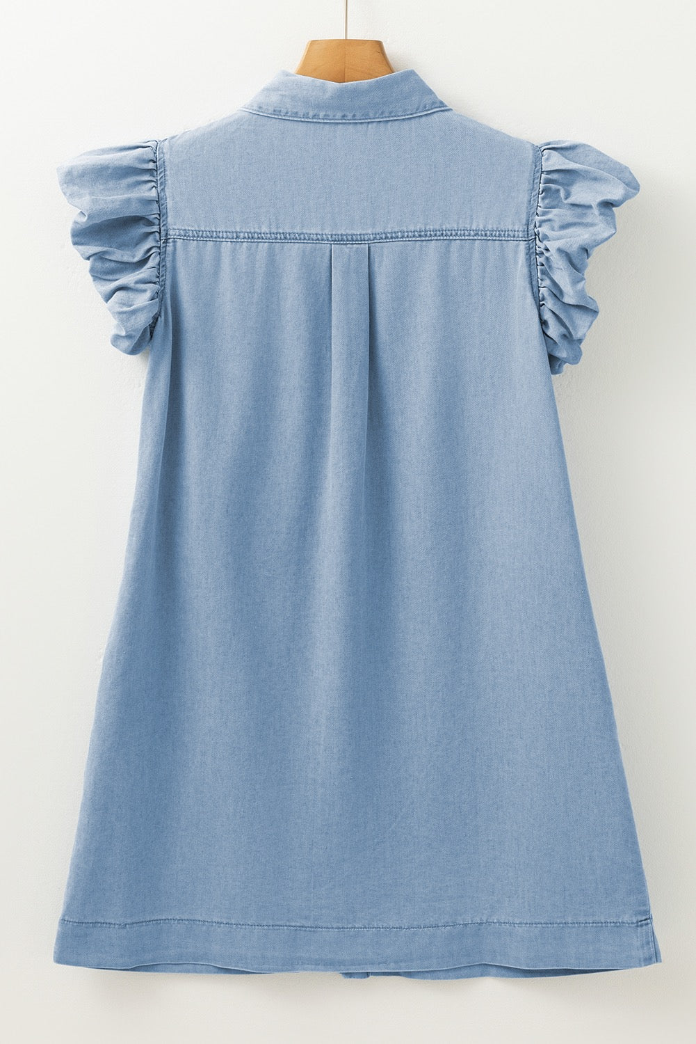 Denim Flutter Dress LT