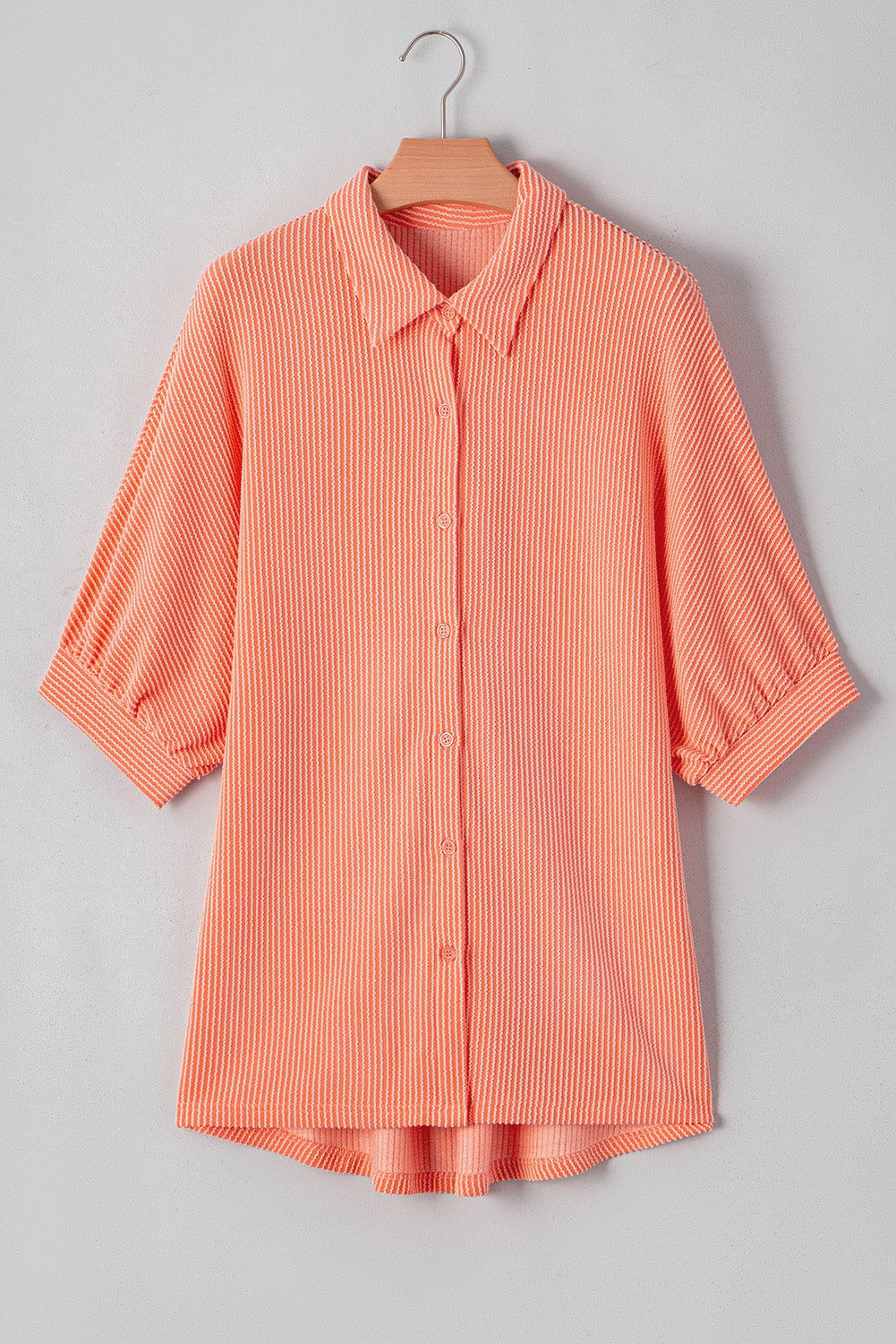 Orange Corded Blouse LT