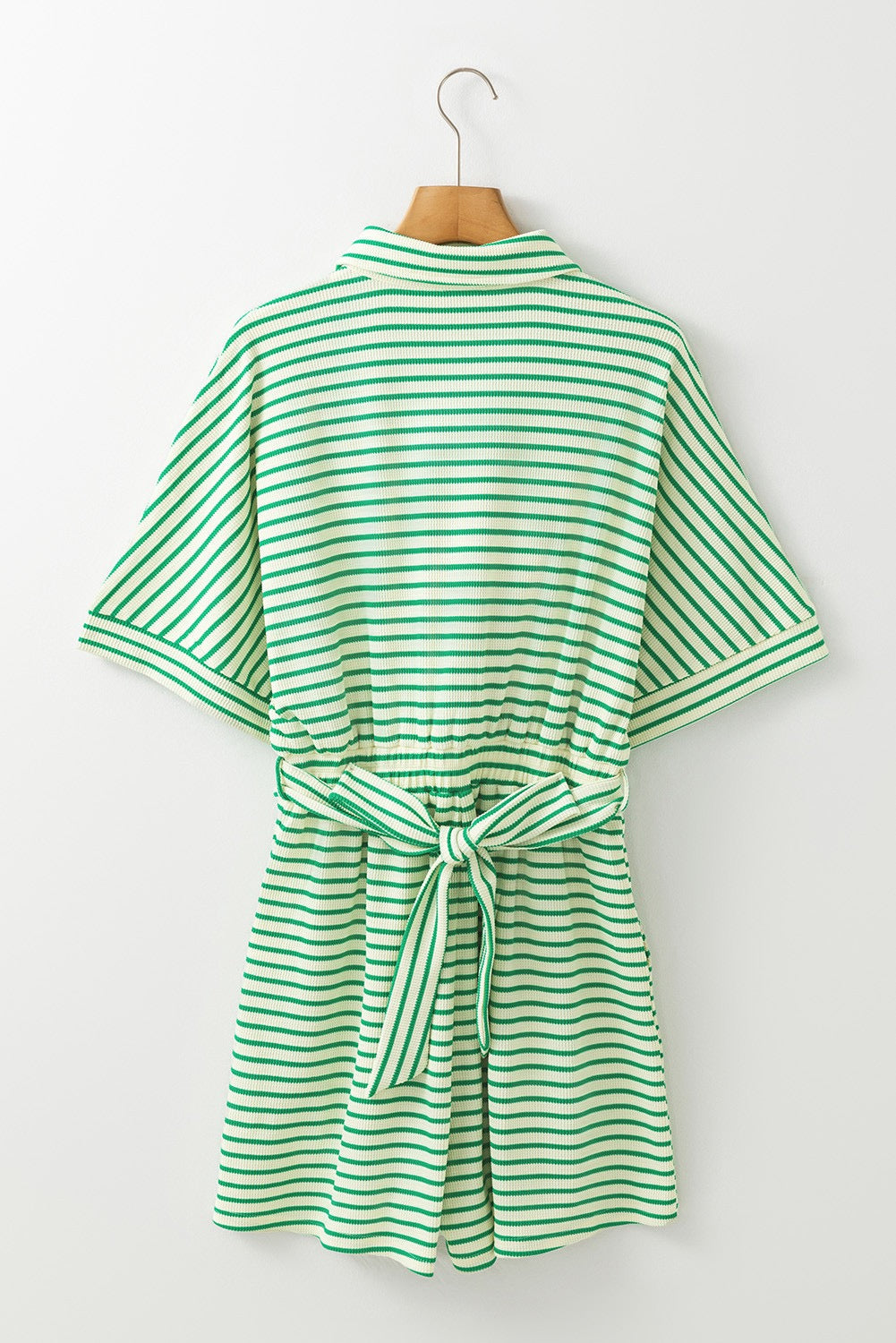 Green Striped Romper LT