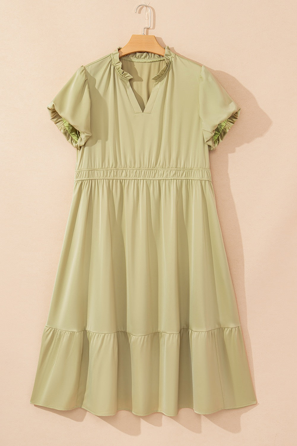 Green Plus Size Maxi February.