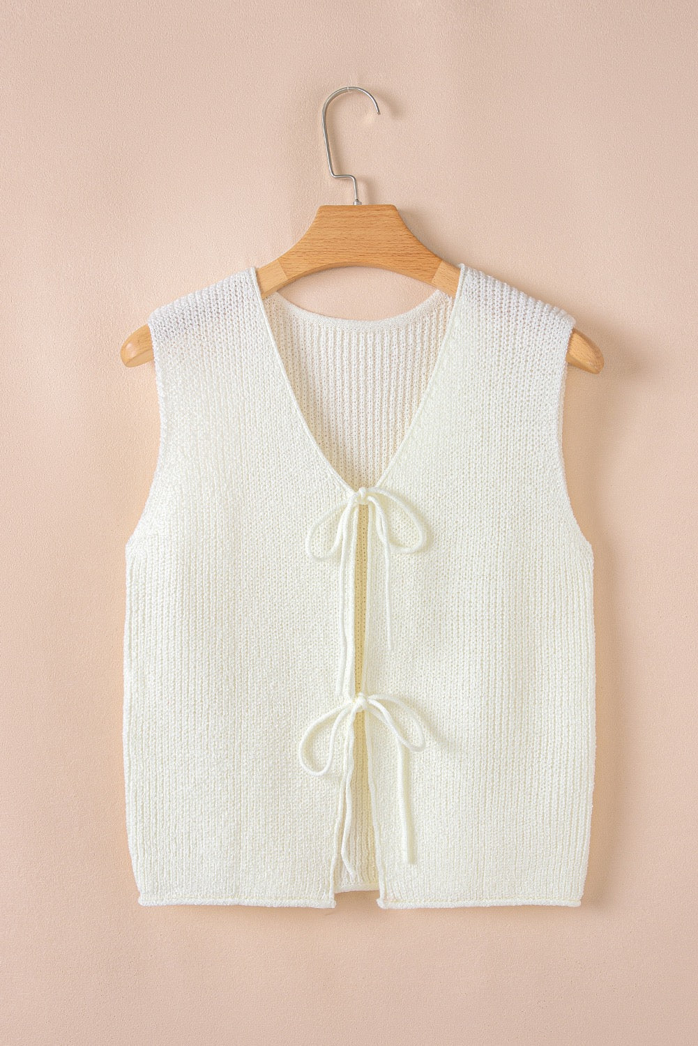 Beige Sweater Vest LT