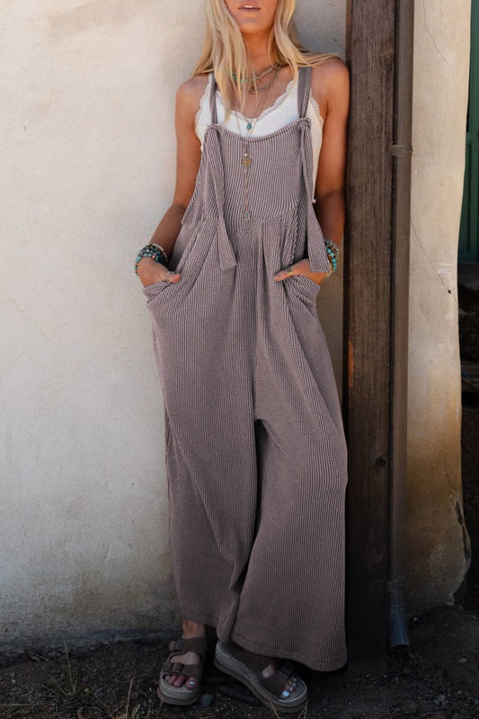 Grey Corded Overalls LT