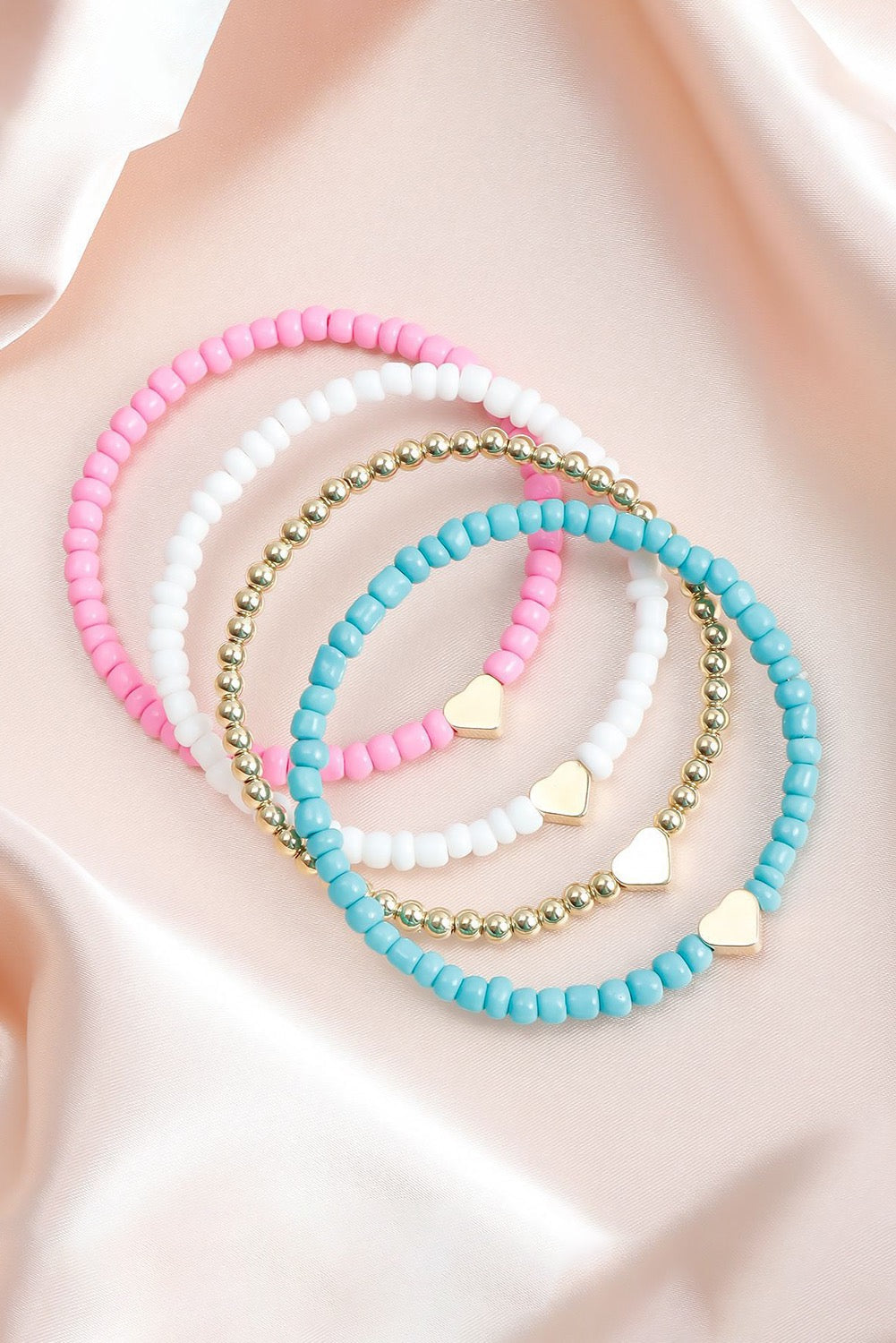 Beaded Heart Bracelets LT