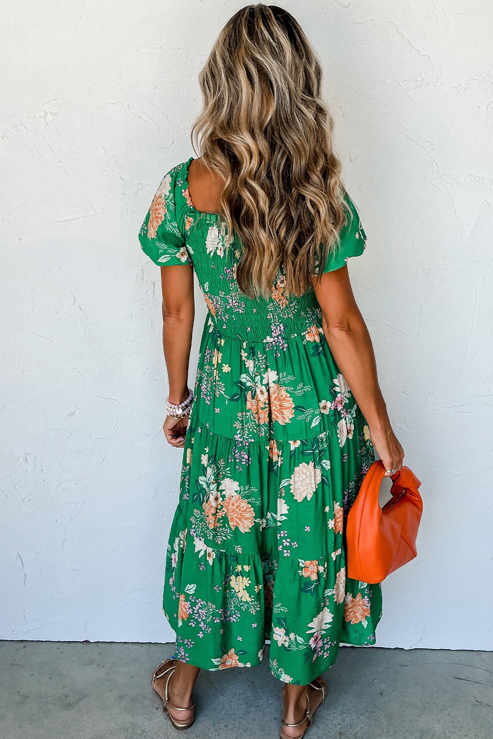 Green Floral Midi LT