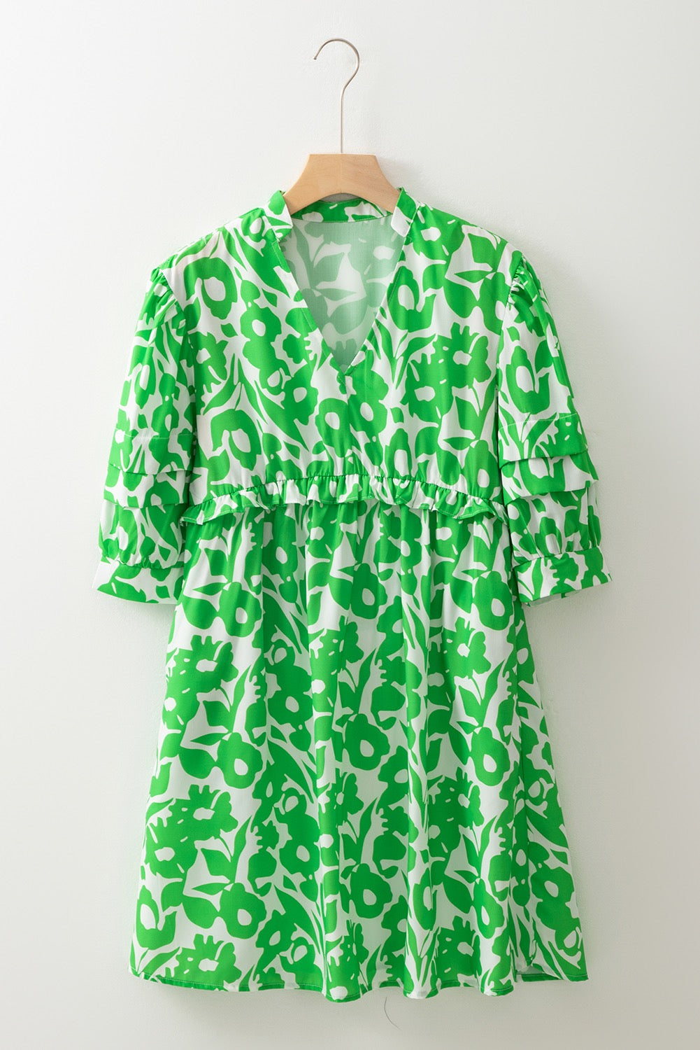 Green Floral Dress LT