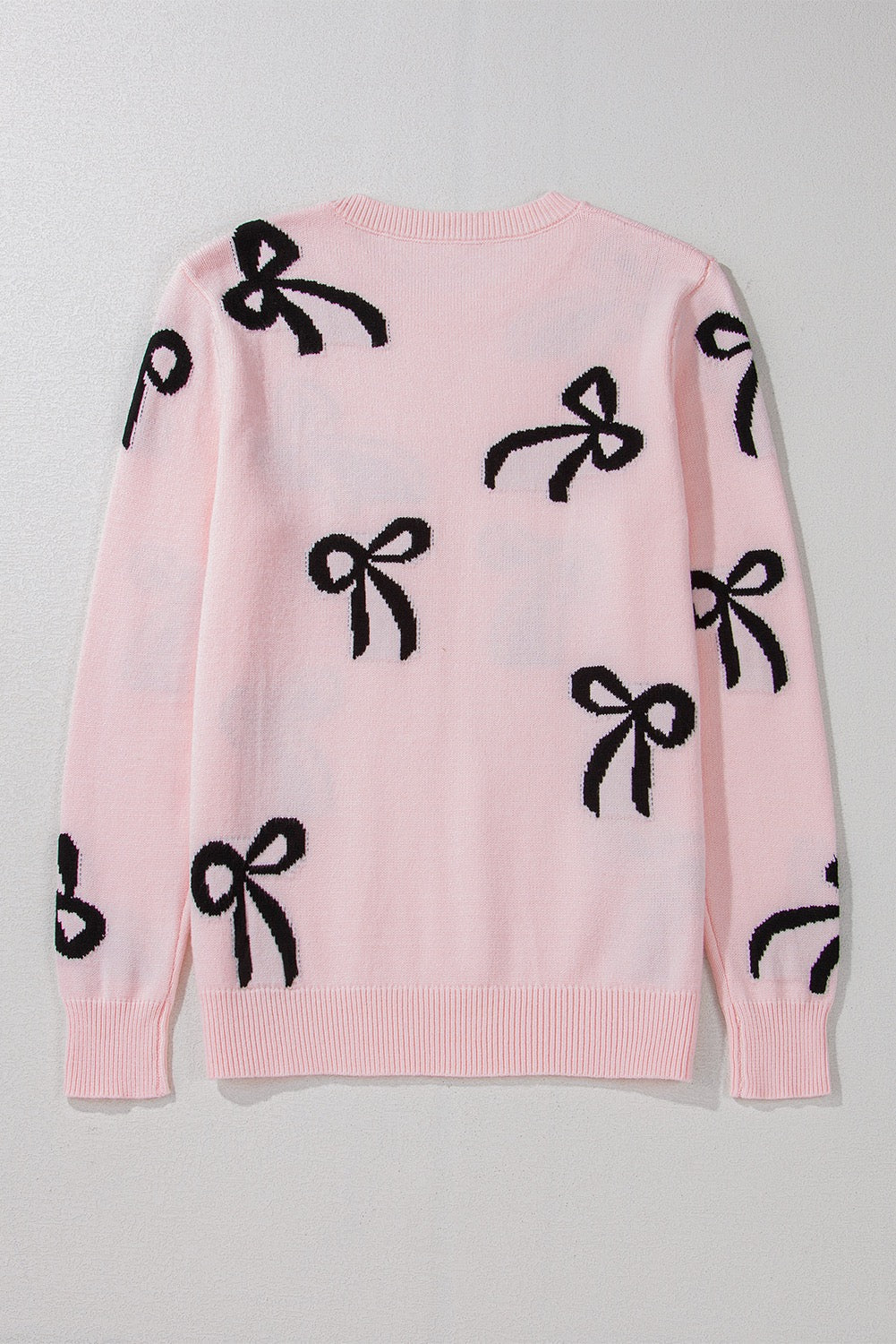 Black and Pink Bow Sweater LT