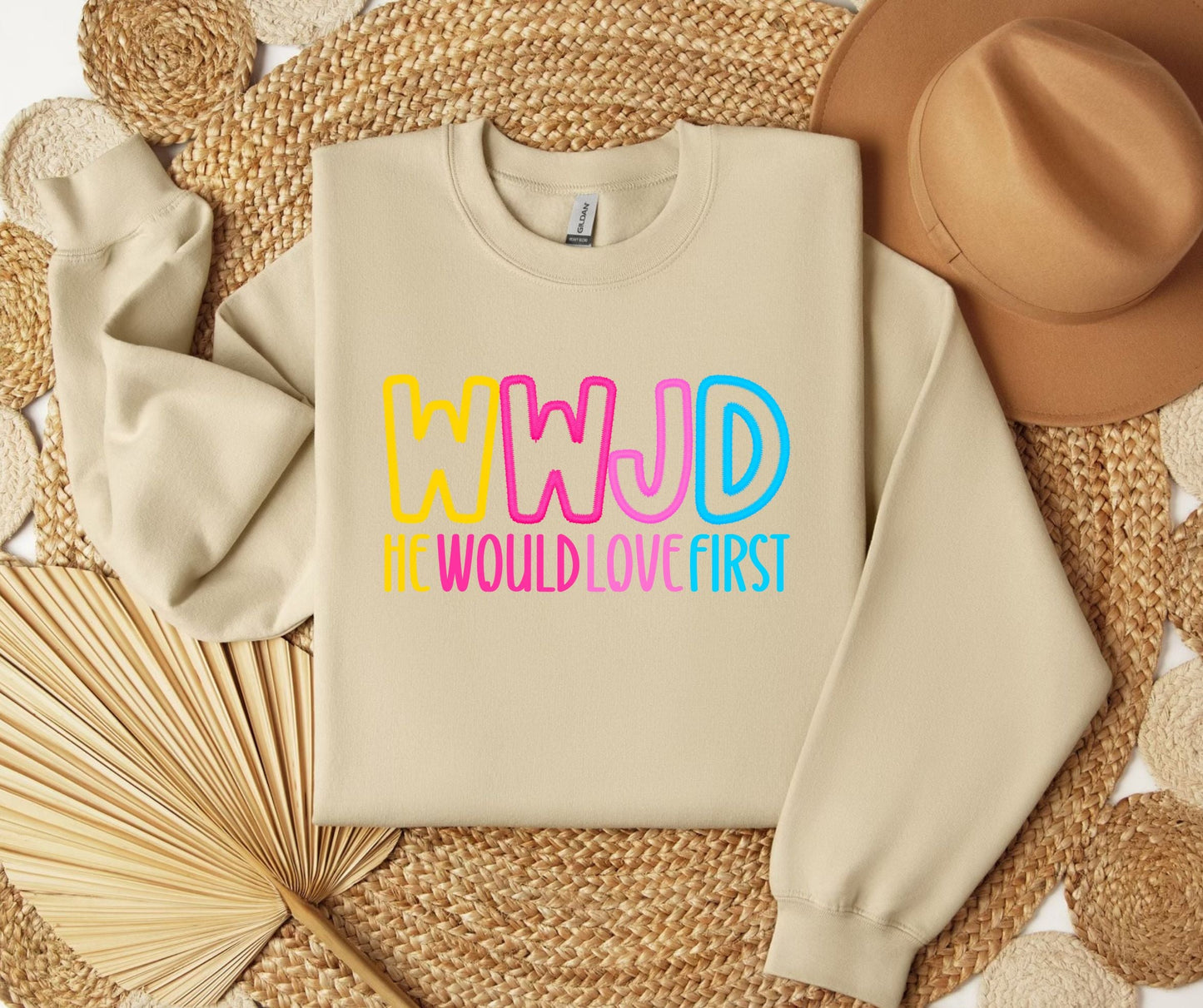 WWJD SWEATSHIRT.