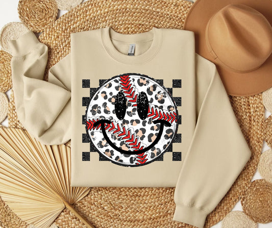 Leopard Baseball SWEATSHIRT.