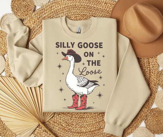 Silly Goose On the Loose SWEATSHIRT.