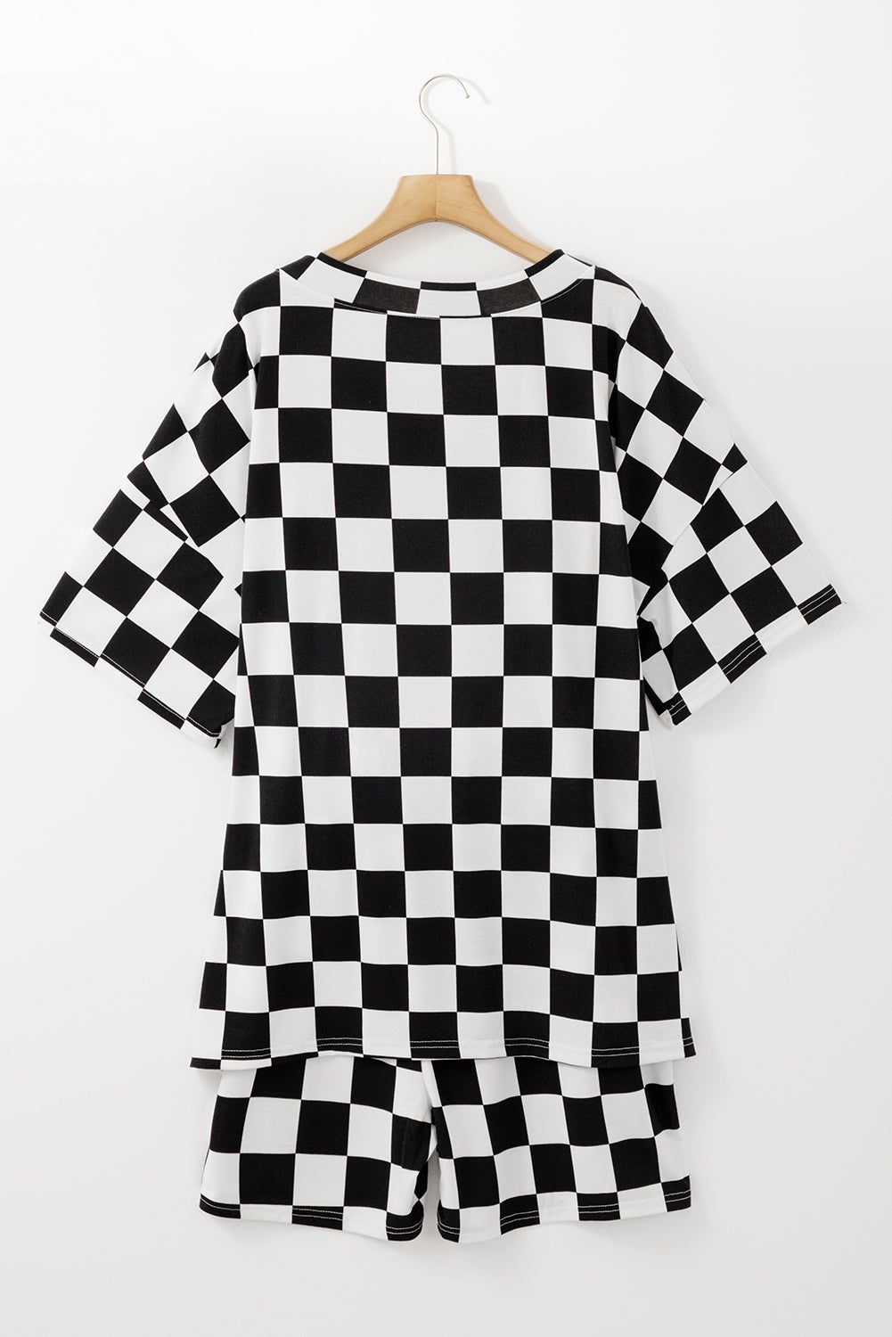 Black Checkered Patterned Set LT